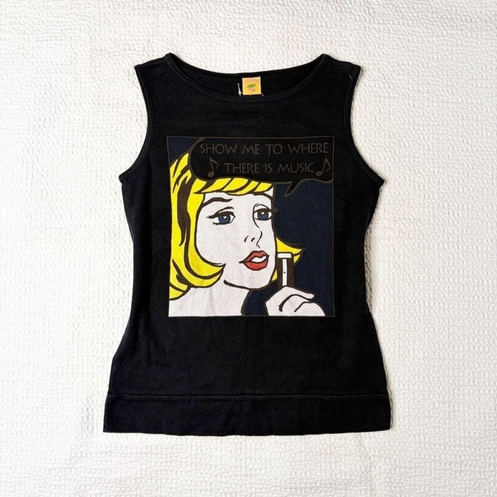 Iyeppn pop art graphic tank